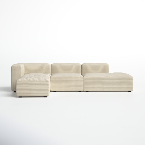 Winnie 4 Piece Modular Upholstered Chaise L Sectional